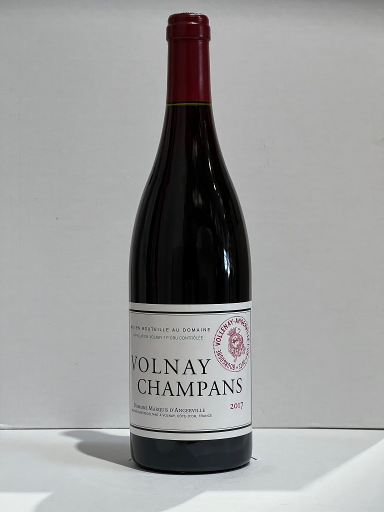 Marquis d´ Angerville: Volnay 1er Cru Champans 2017 0,75l